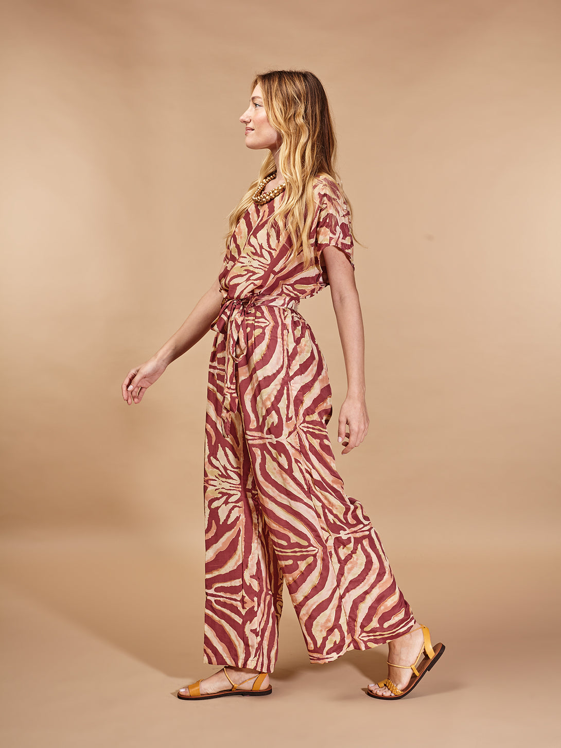 Blusa Seta laminata oro Brenda-top-WhyY-Bijondo