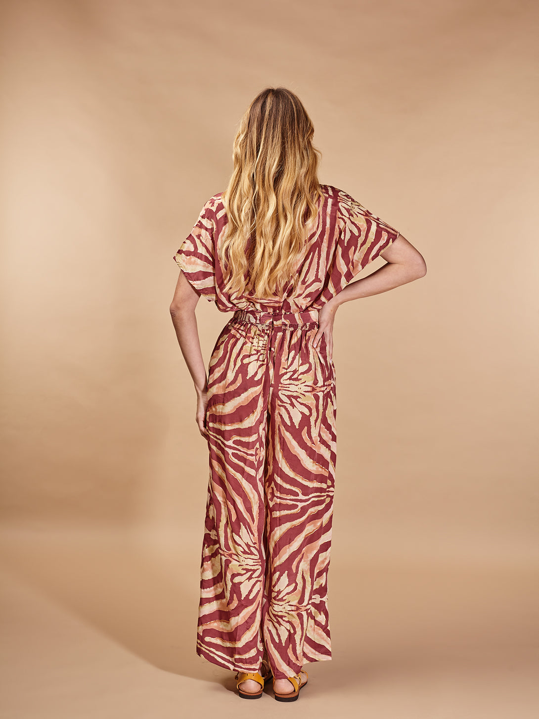 Blusa Seta laminata oro Brenda-top-WhyY-Bijondo