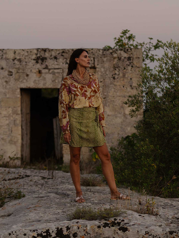 Blusa stampa Boho in Rayon Miri-Top-Bijondo-Bijondo