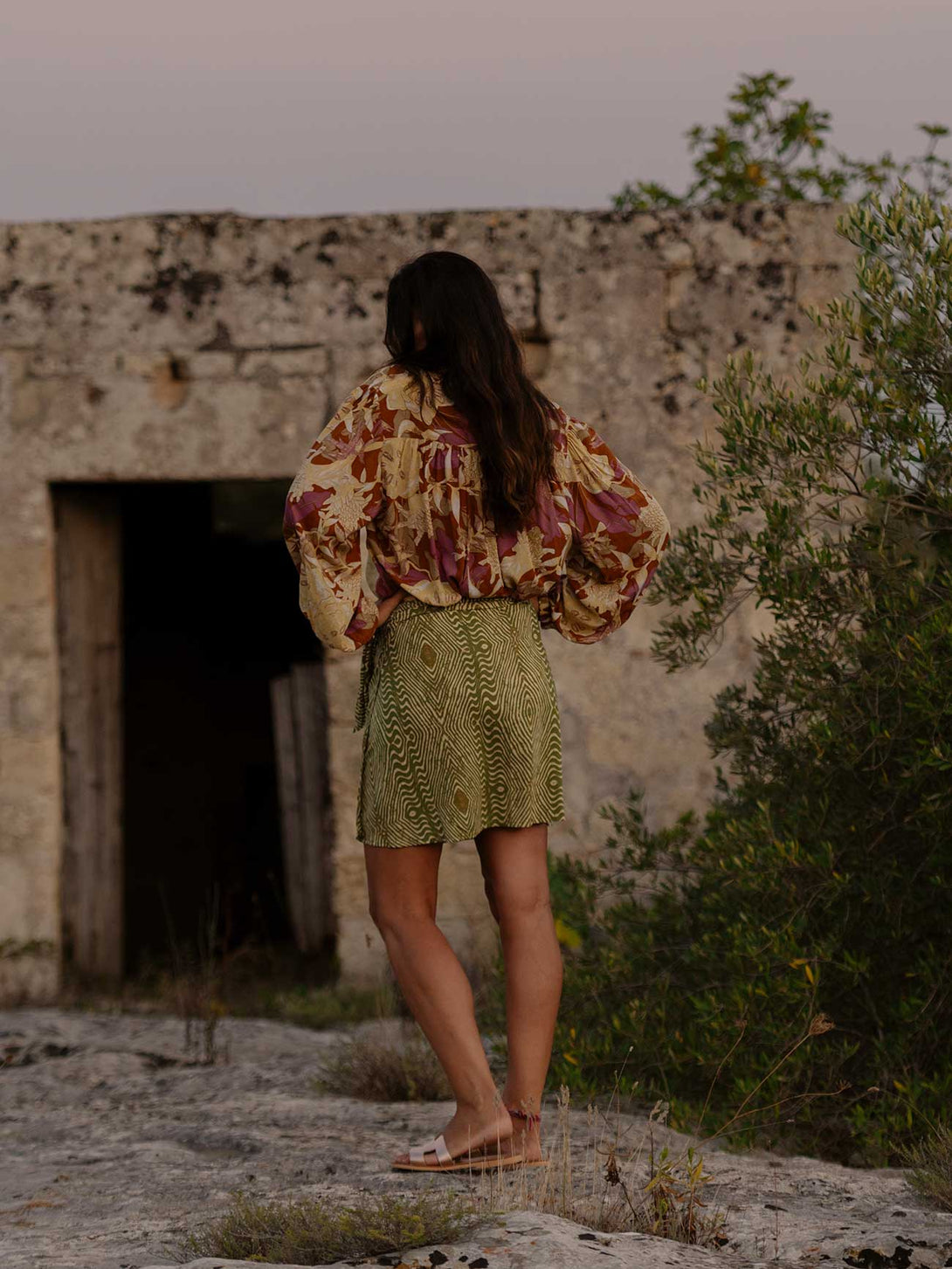 Blusa stampa Boho in Rayon Miri-Top-Bijondo-Bijondo