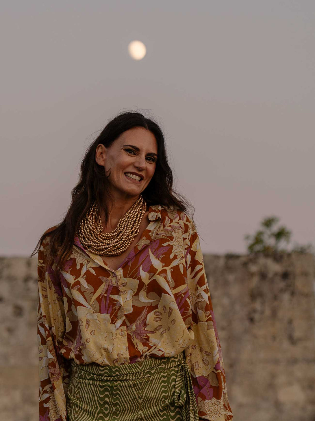 Blusa stampa Boho in Rayon Miri-Top-Bijondo-Bijondo