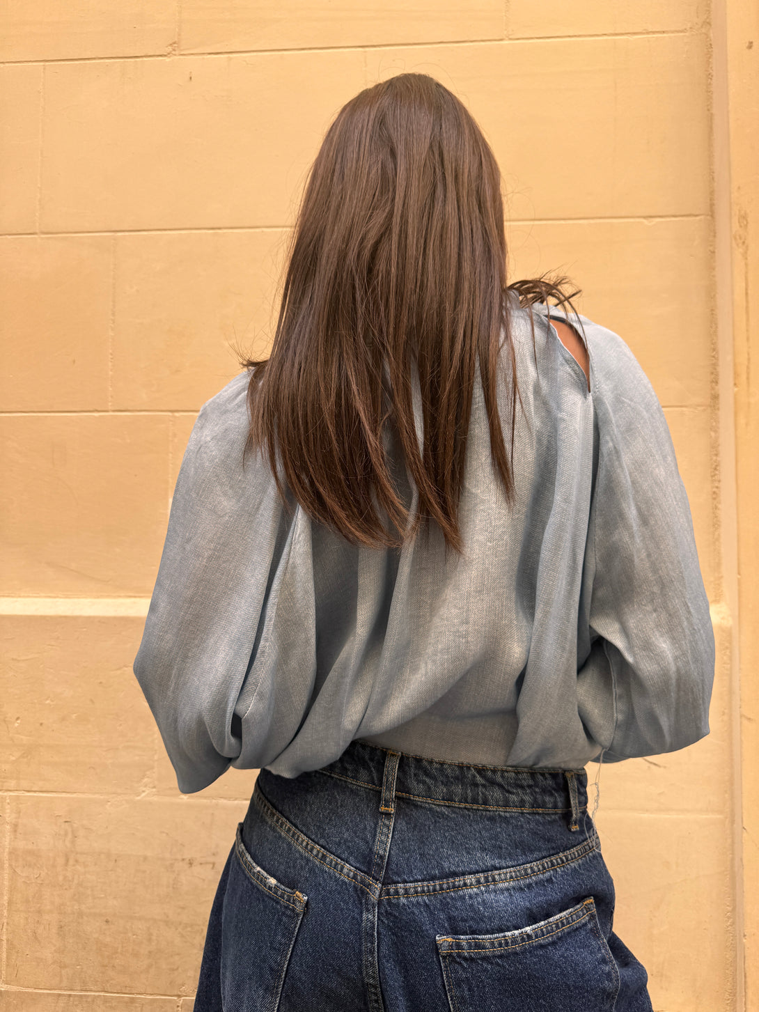 Blusa viscosa fiocco collo Seraphina-camicia-Bijondo-Bijondo