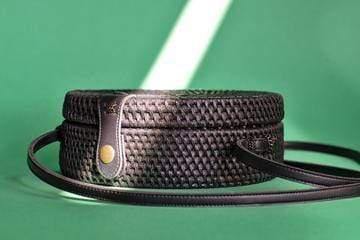 Borsa Rattan - bianco - Bijondo