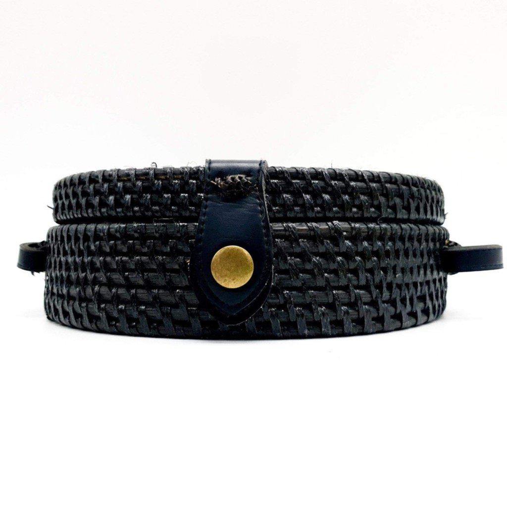 Borsa Rattan - nero - Bijondo