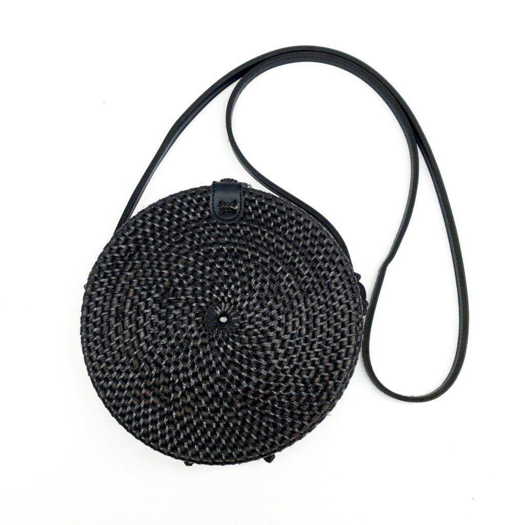 Borsa Rattan - nero - Bijondo