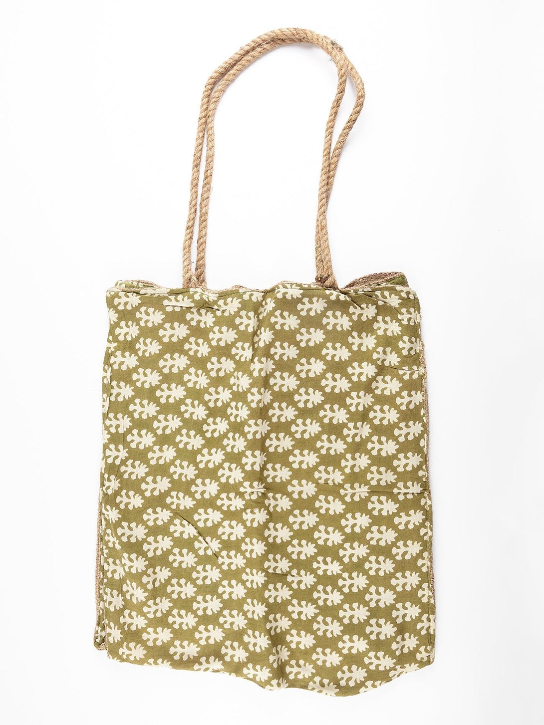 Borsa Seta e Juta - verde - Bijondo