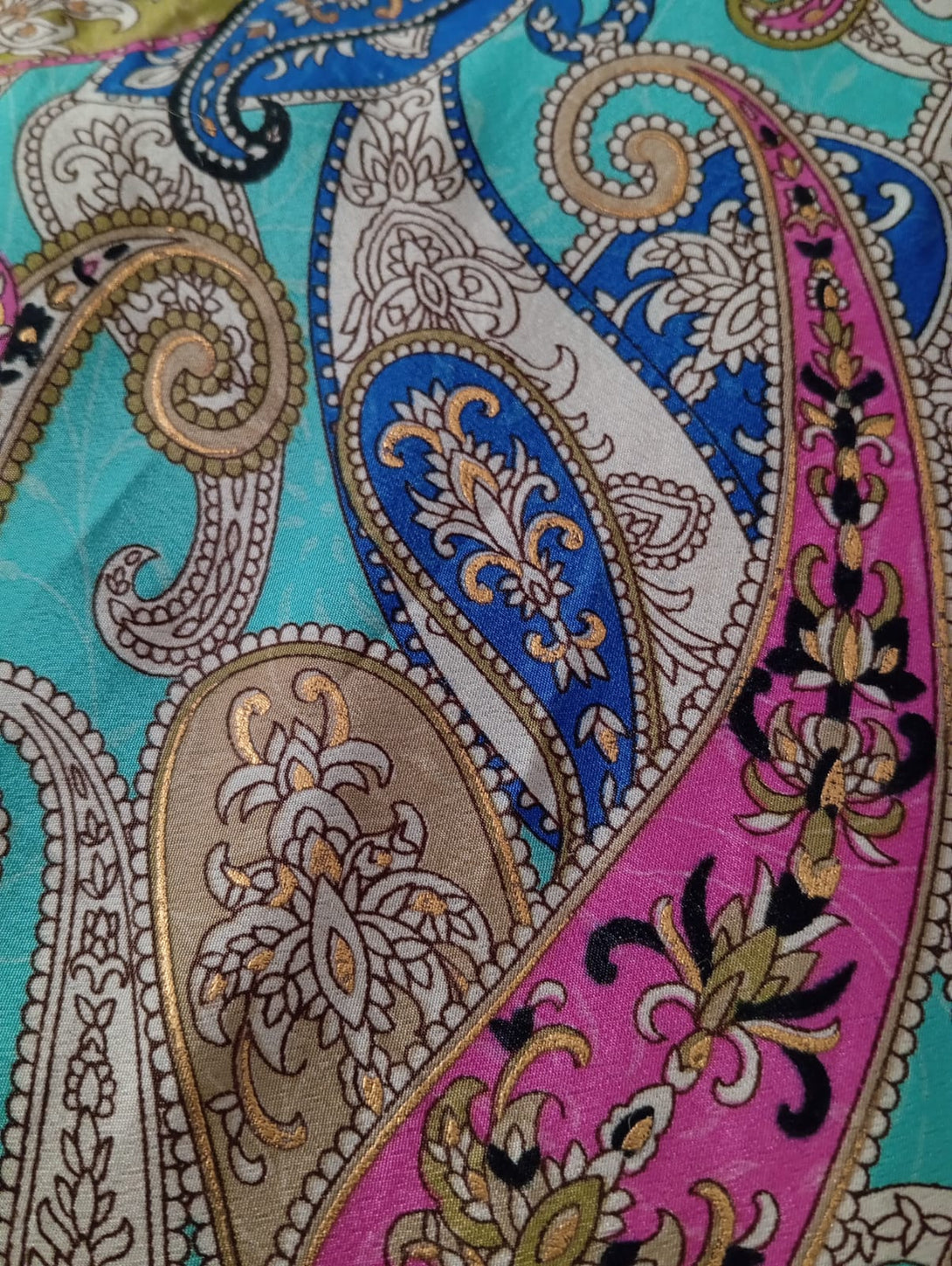 Borsa Seta e Juta-senape-Bijondo