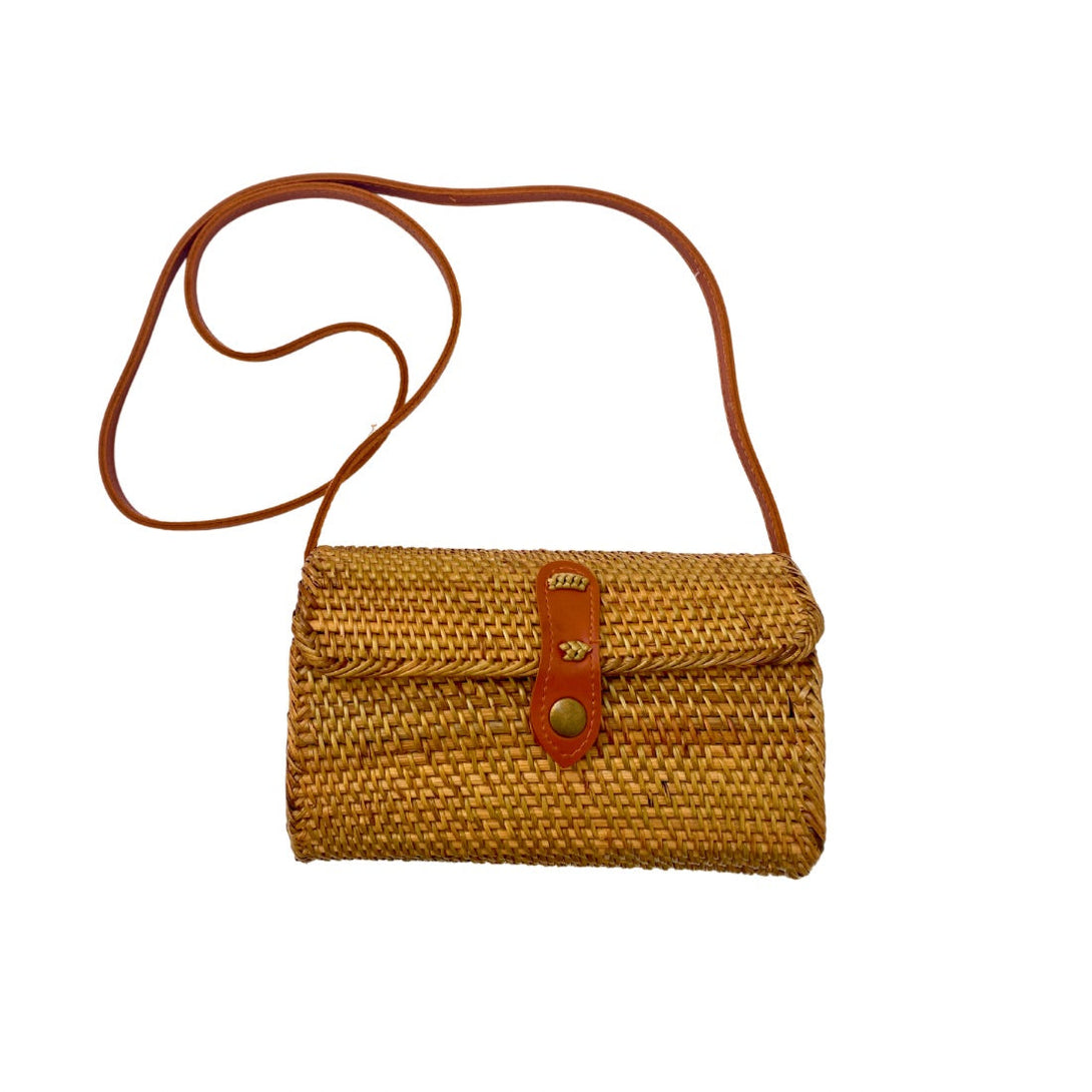 Borsa rattan rettangolare Julia-naturale-Bijondo