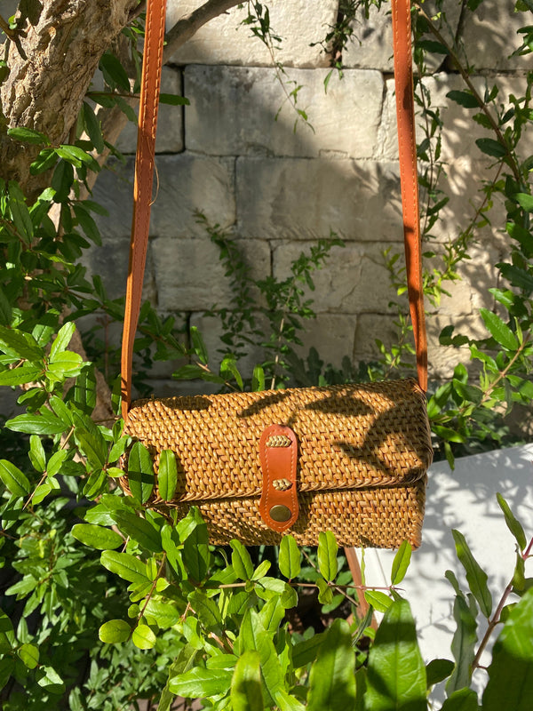 Borsa rattan rettangolare Julia-naturale-Bijondo