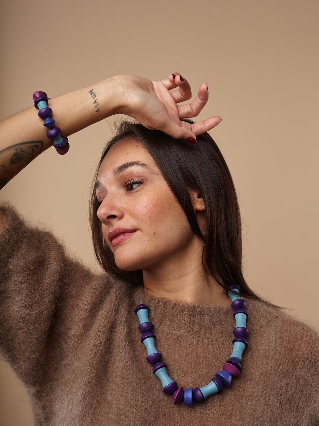 Bracciale Arlo legno-bracciale-Bijondo-Viola-Bijondo