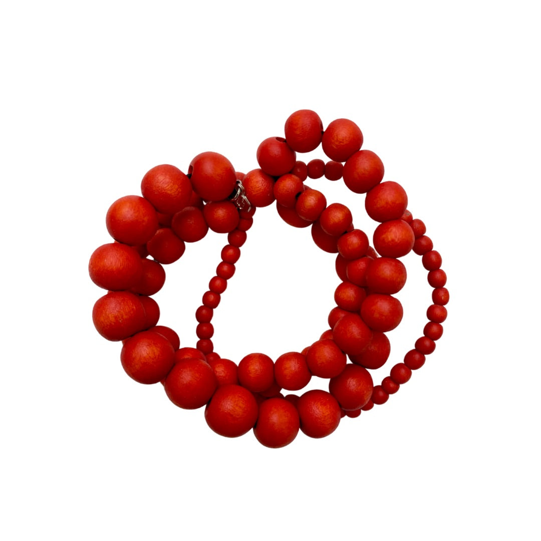 Bracciale Brasile Legno-arancione-Bijondo