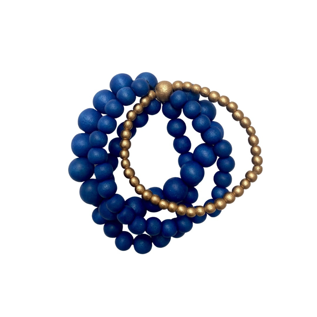 Bracciale Brasile Metallic-blu elettrico-Bijondo