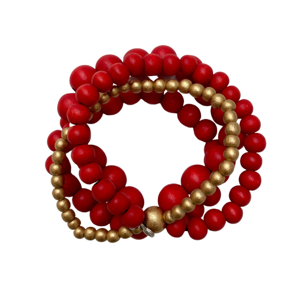 Bracciale Brasile Metallic-rosso valentino-Bijondo