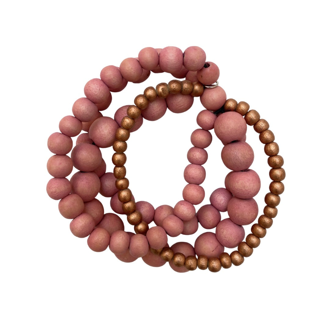 Bracciale Brasile Metallic-salmone-Bijondo