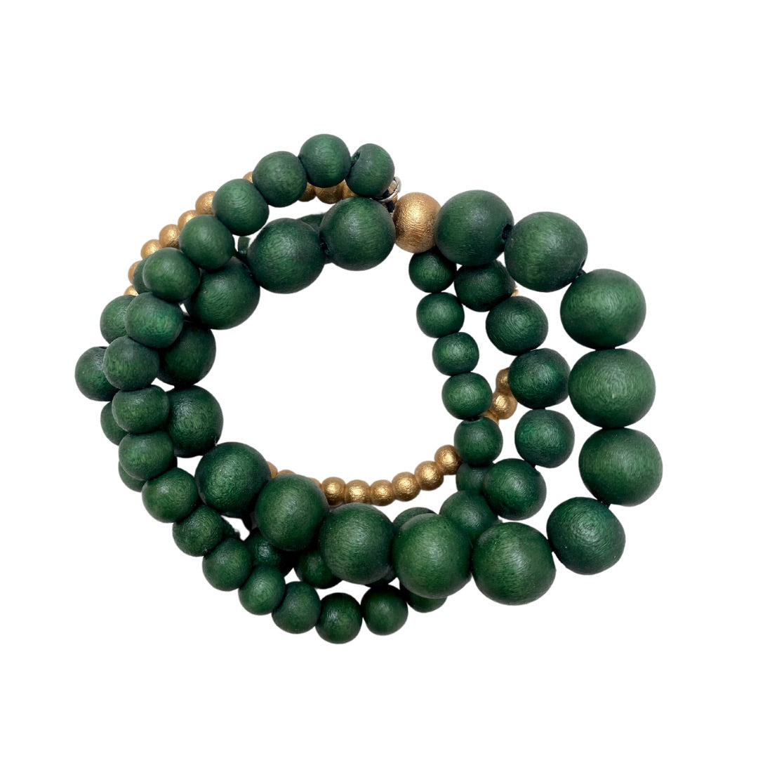 Bracciale Brasile Metallic-verde bosco-Bijondo