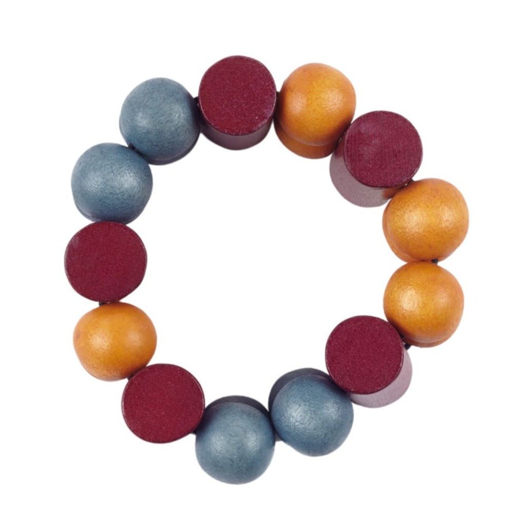 Bracciale Legno elasticizzato Chichén Itzá - nero - Bijondo