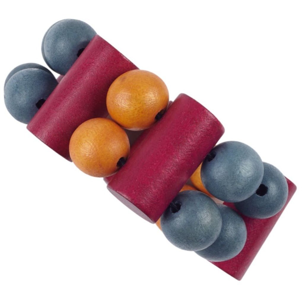 Bracciale Legno elasticizzato Chichén Itzá - fucsia - Bijondo