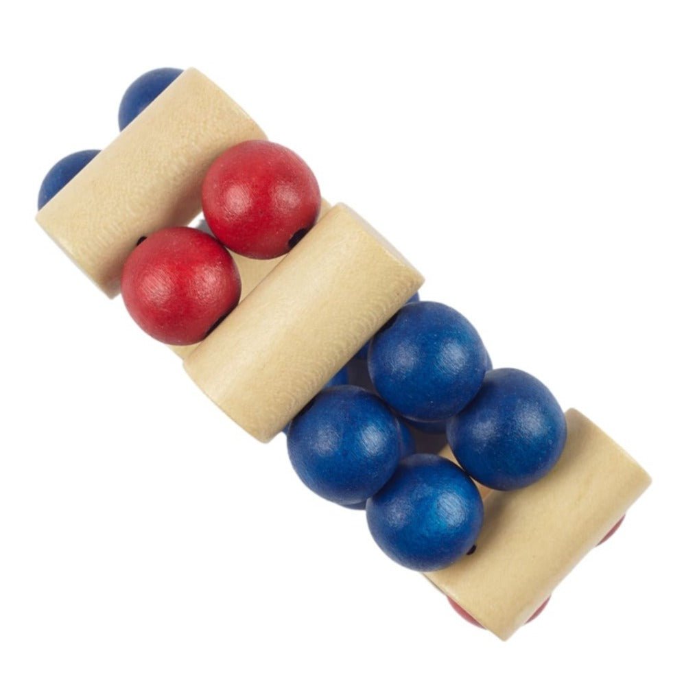 Bracciale Legno elasticizzato Chichén Itzá - rosso - Bijondo