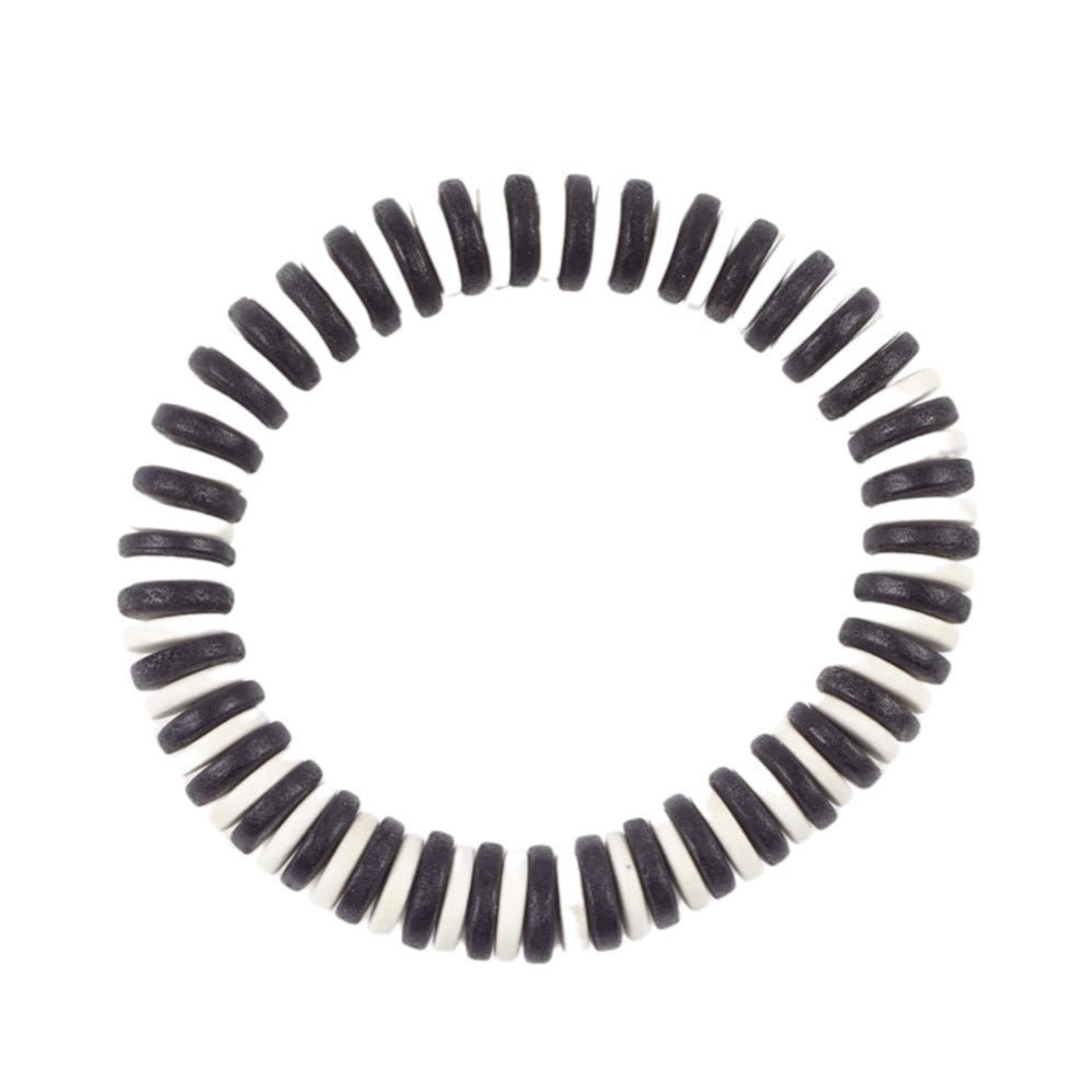 Bracciale Legno elasticizzato Colosseo - nero - Bijondo