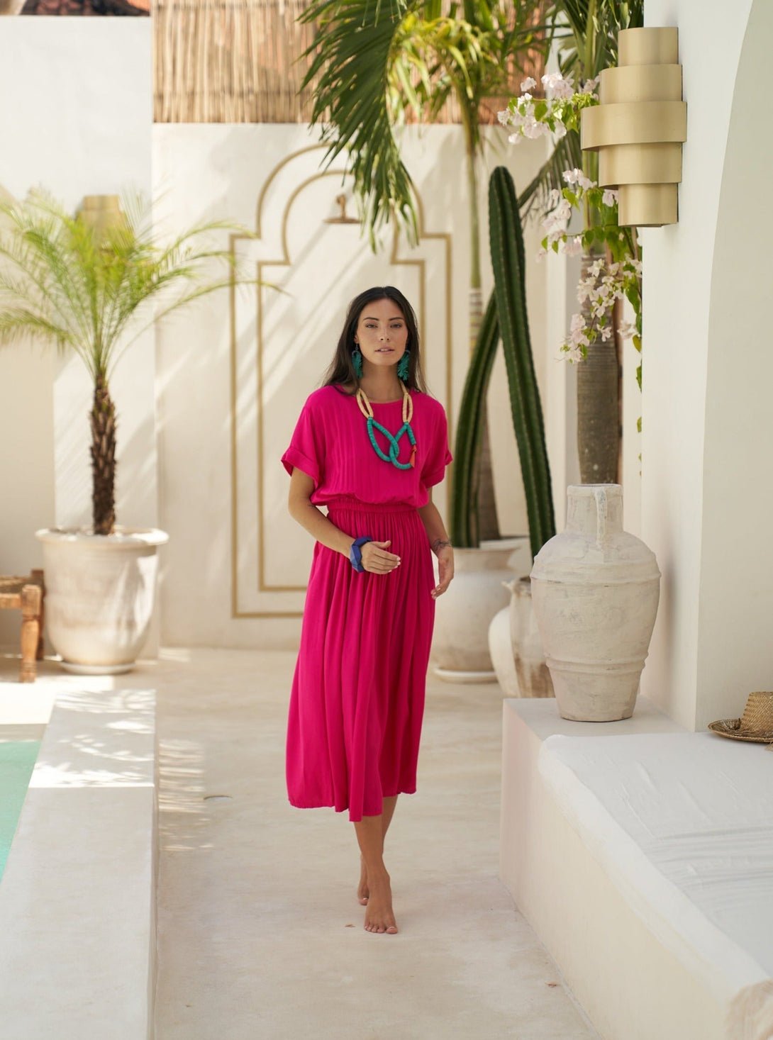 Bracciale Legno elasticizzato Diamond - verde oliva - Bijondo