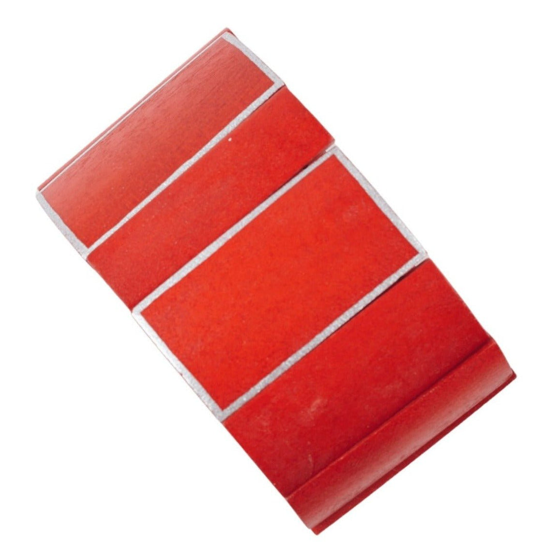 Bracciale Legno grande elasticizzato Esfahan Metallic - arancione - Bijondo