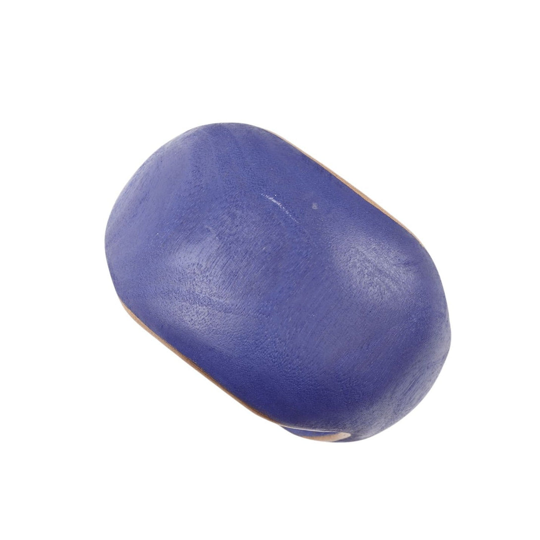 Bracciale Legno grande rigido Danubio - viola - Bijondo