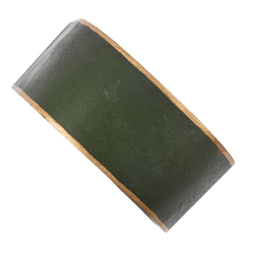 Bracciale Legno rigido design Taj Mahal - verde - Bijondo