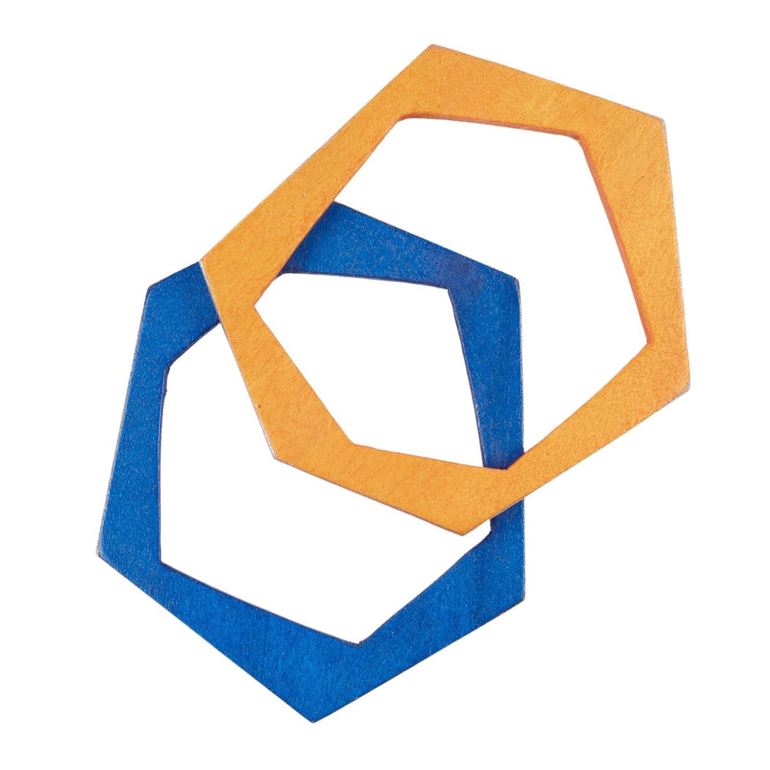 Bracciale Legno rigido minimal Alhambra - giallo narciso - Bijondo