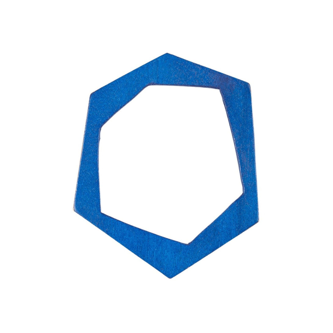 Bracciale Legno rigido minimal Alhambra - blu - Bijondo