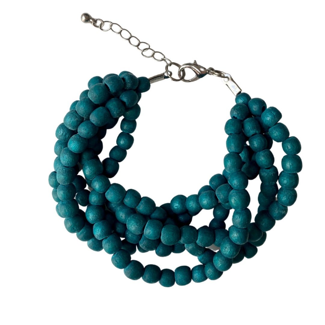 Bracciale Mali legno - ottanio - Bijondo