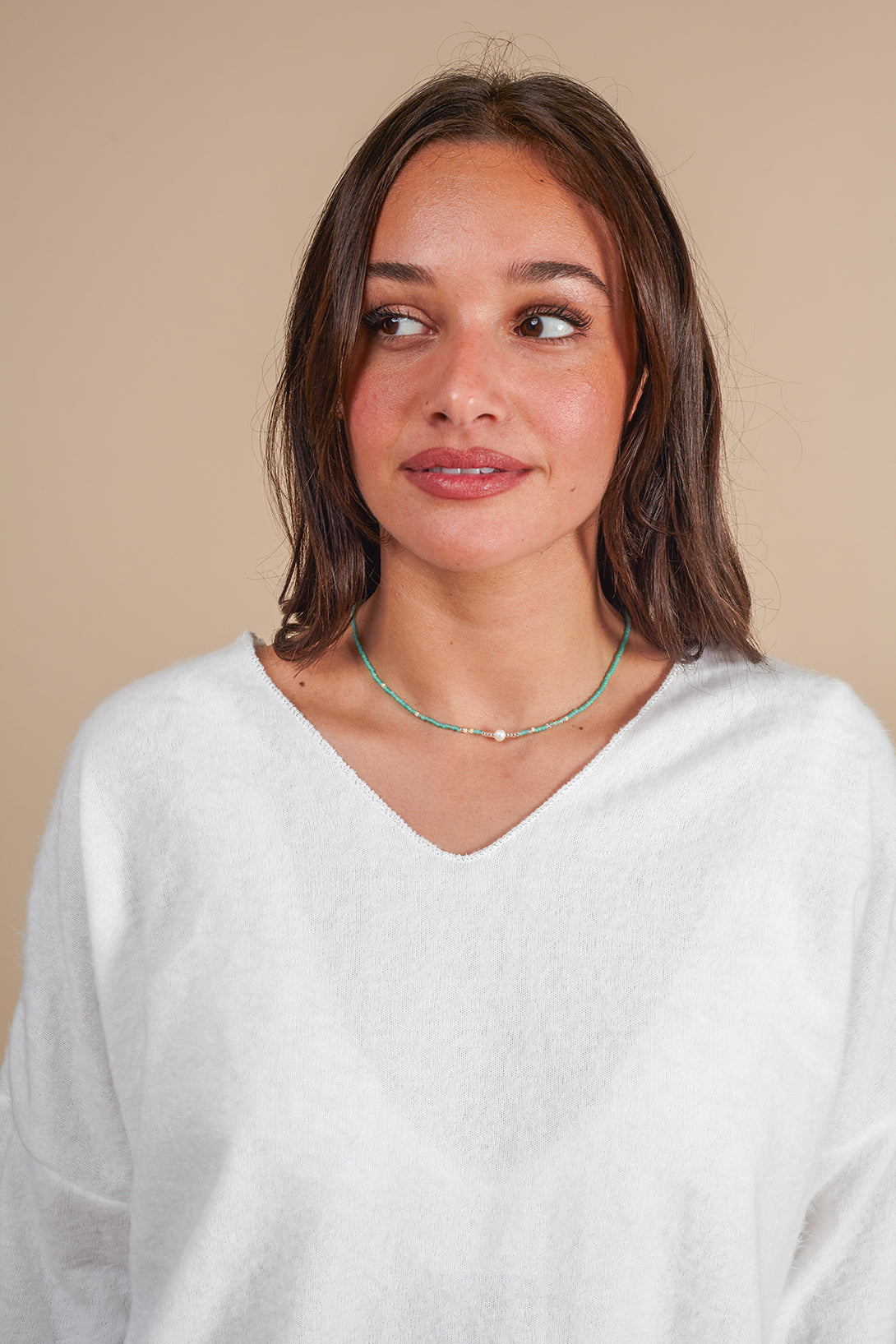 Bracciale Pearl con perline di vetro-bracciale-Bijondo-Bijondo