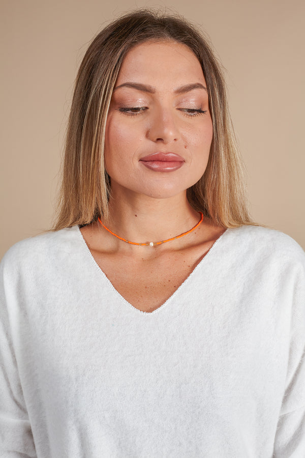 Bracciale Pearl con perline di vetro-bracciale-Bijondo-Bijondo