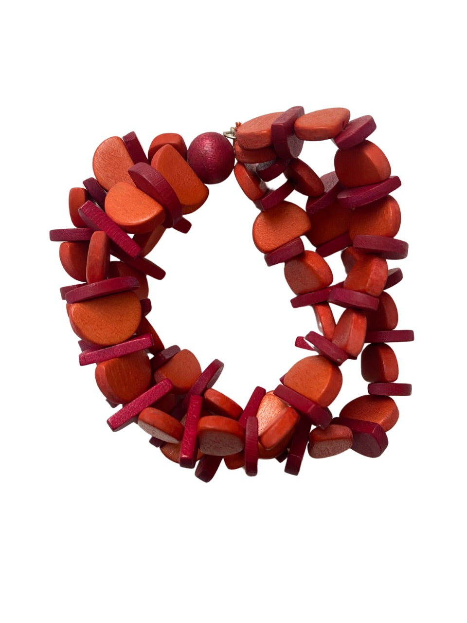 Bracciale Roma legno-Bijondo-arancione-Bijondo