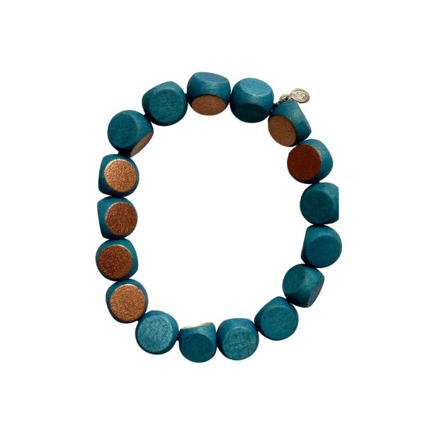 Bracciale Sadie legno - ottanio - Bijondo