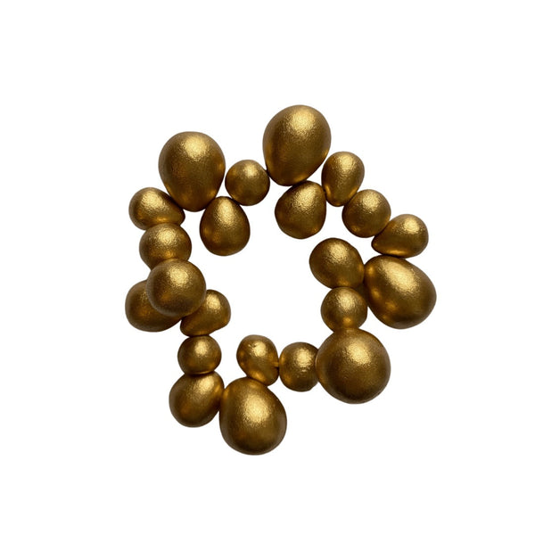 Bracciale Tibet Metallic legno-oro-Bijondo