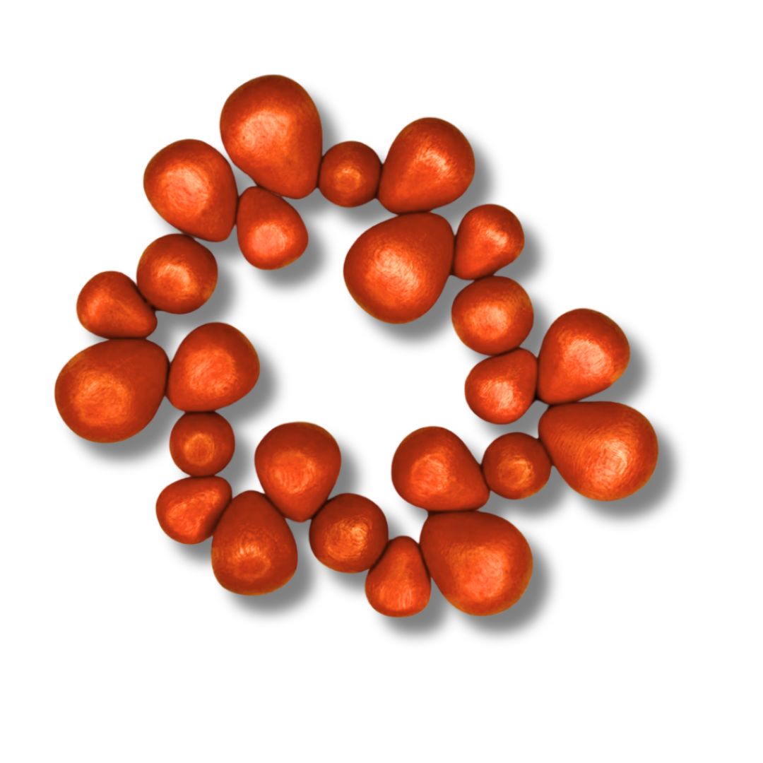 Bracciale Tibet legno-bracciale-EW-arancione-Bijondo