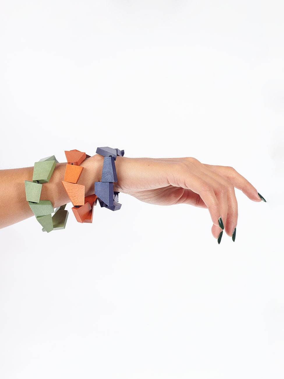 Bracciale legno Andersonville - blu - Bijondo