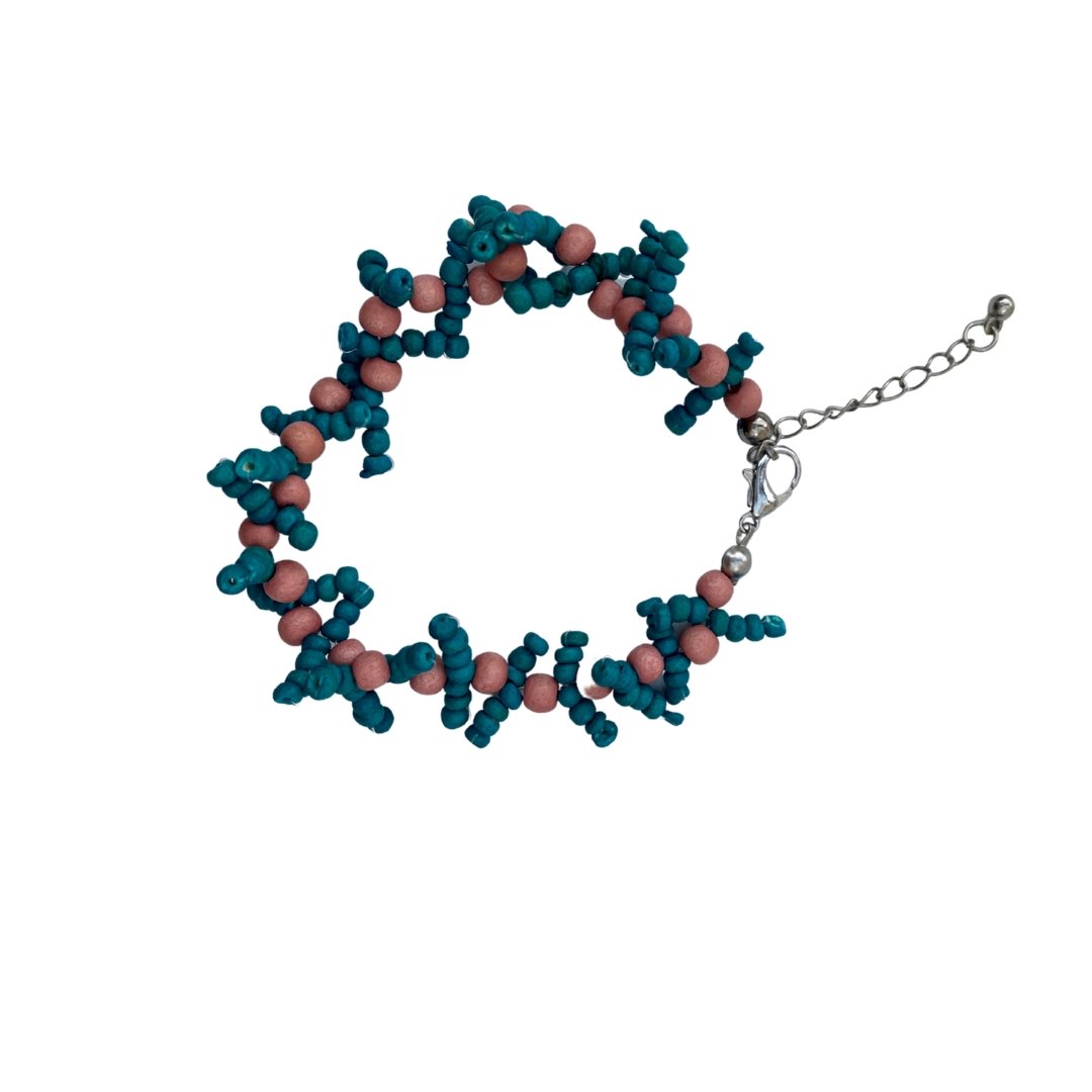 Bracciale legno Anjos - rosa - Bijondo