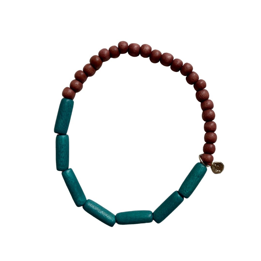 Bracciale legno Blake - marrone - Bijondo