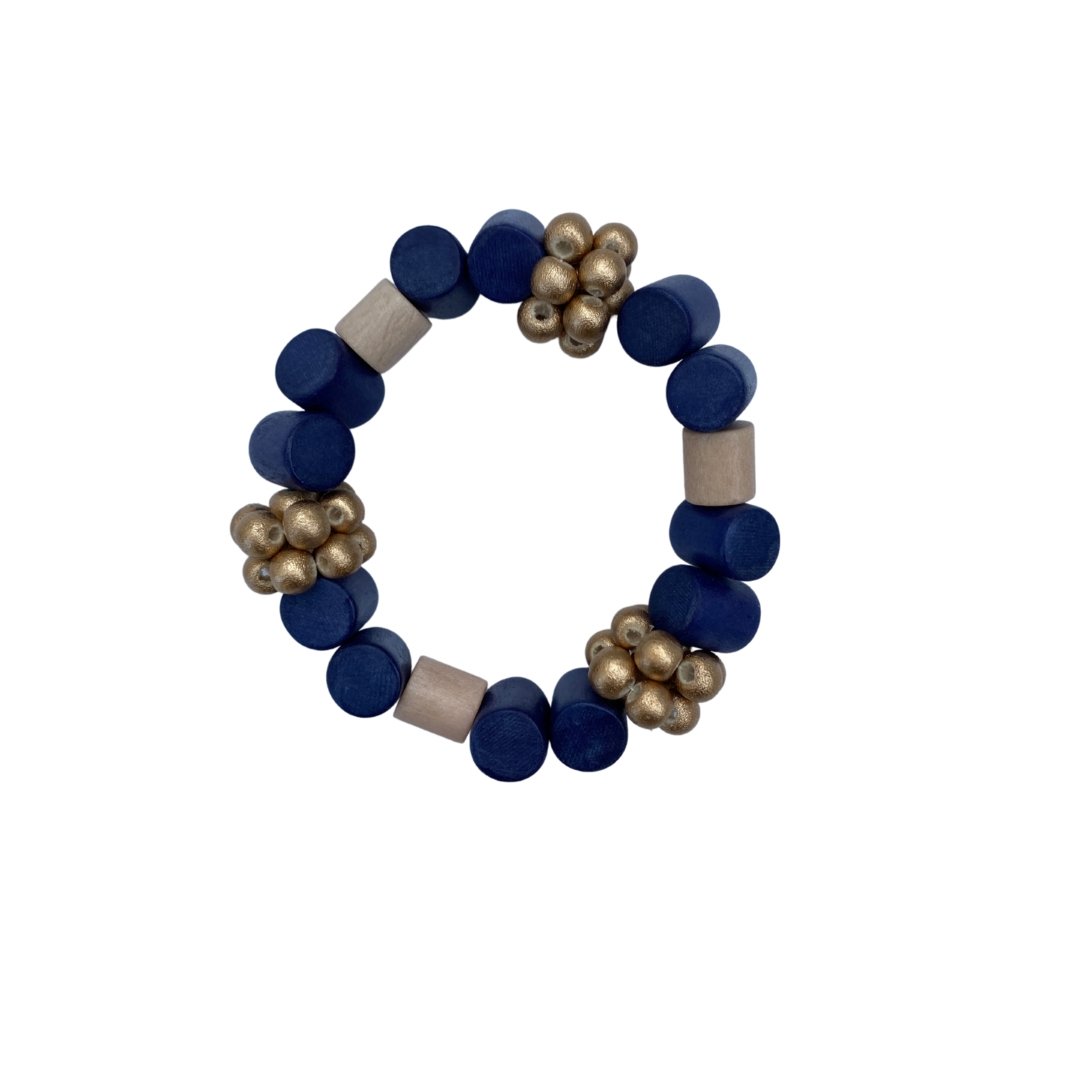 Bracciale legno Brickell - oro - Bijondo