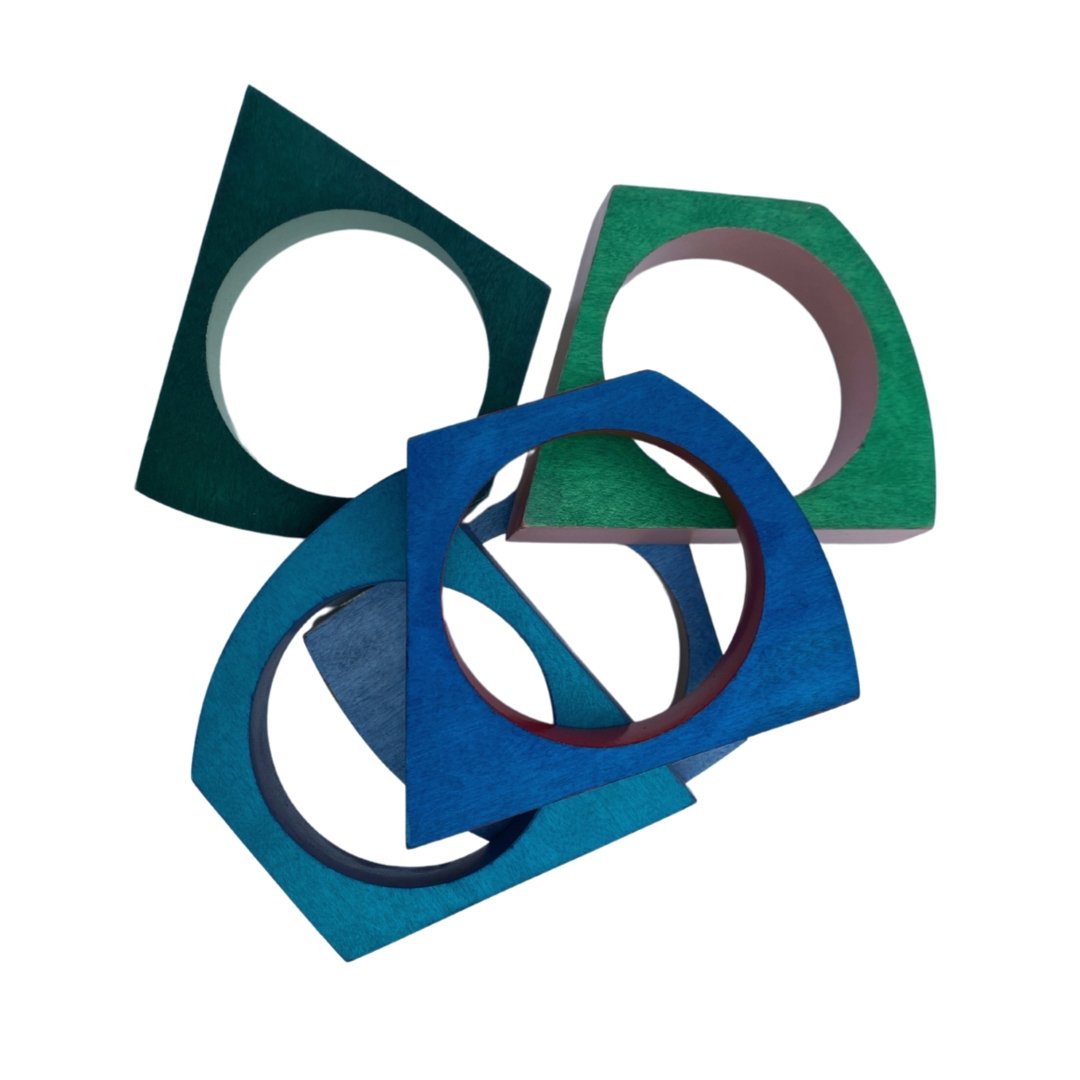 Bracciale legno Chelsea - rosa - Bijondo