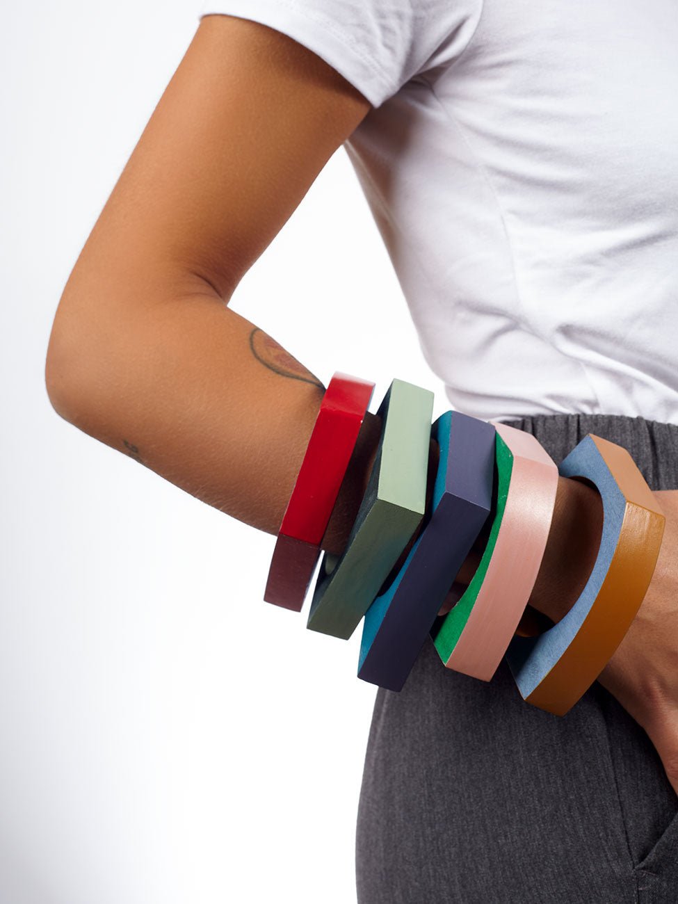 Bracciale legno Chelsea - rosa - Bijondo