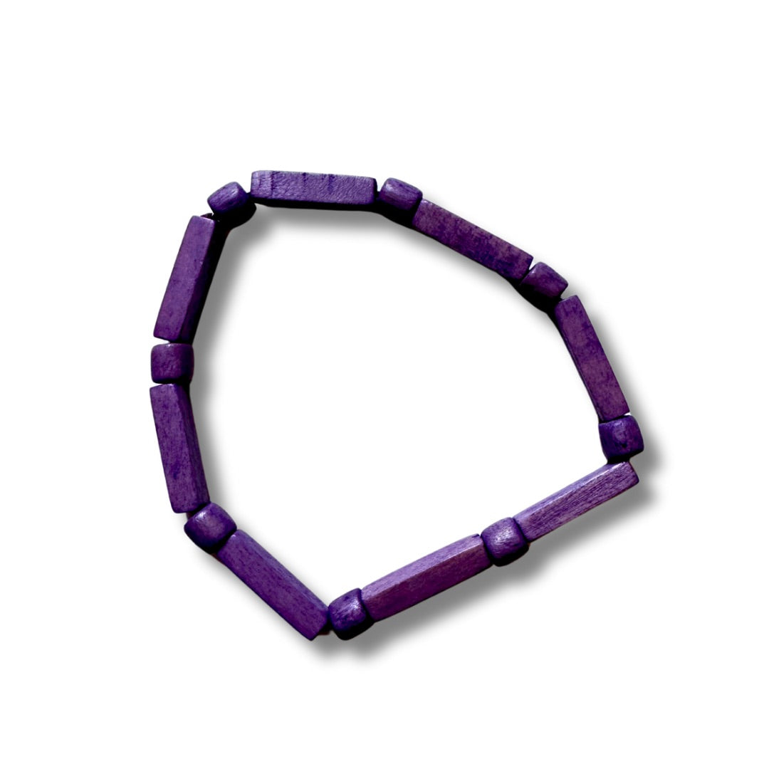 Bracciale legno Georgie-bracciale-EW-Lilla-Bijondo