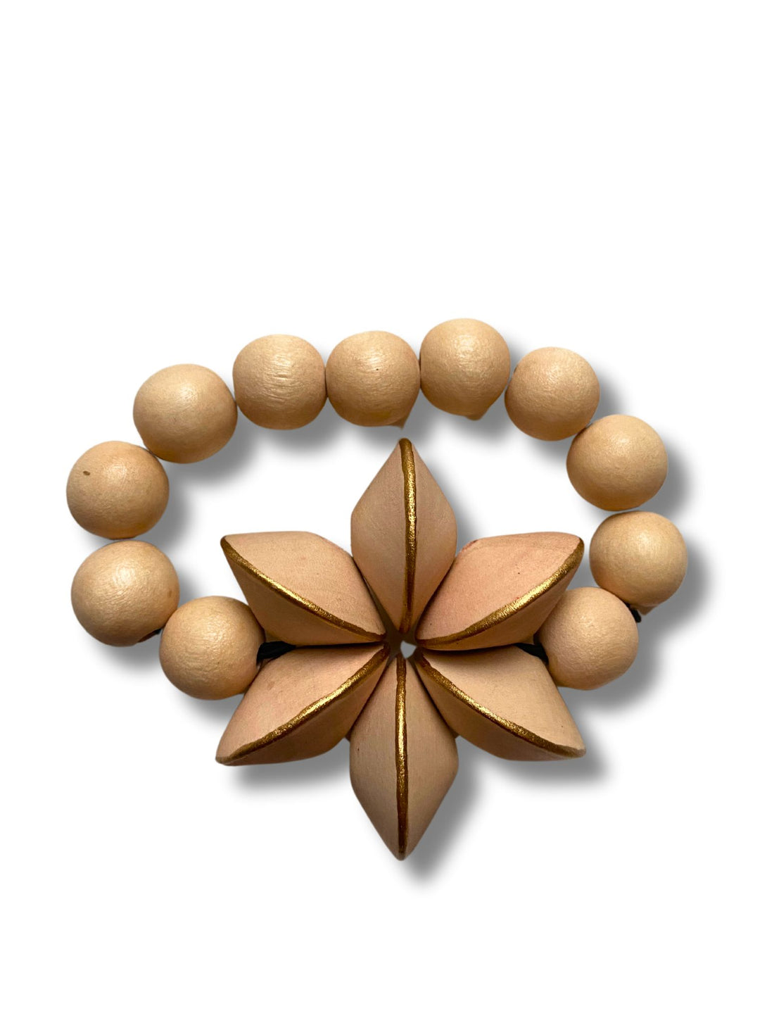 Bracciale legno Honolulu Metallic-bracciale-EW-beige-Bijondo