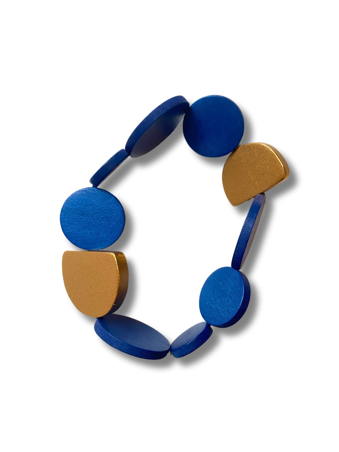 Bracciale legno Kira metallic-bracciale-EW-blu elettrico-Bijondo