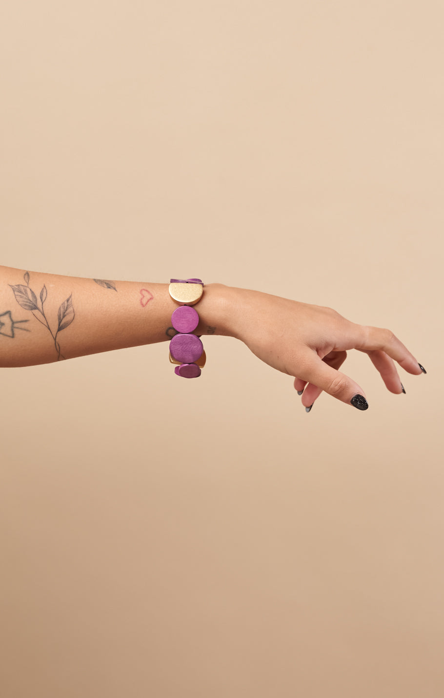 Bracciale legno Kira metallic-bracciale-EW-Bijondo