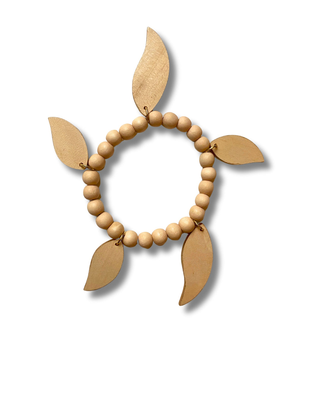 Bracciale legno Leaves-bracciale-EW-beige-Bijondo