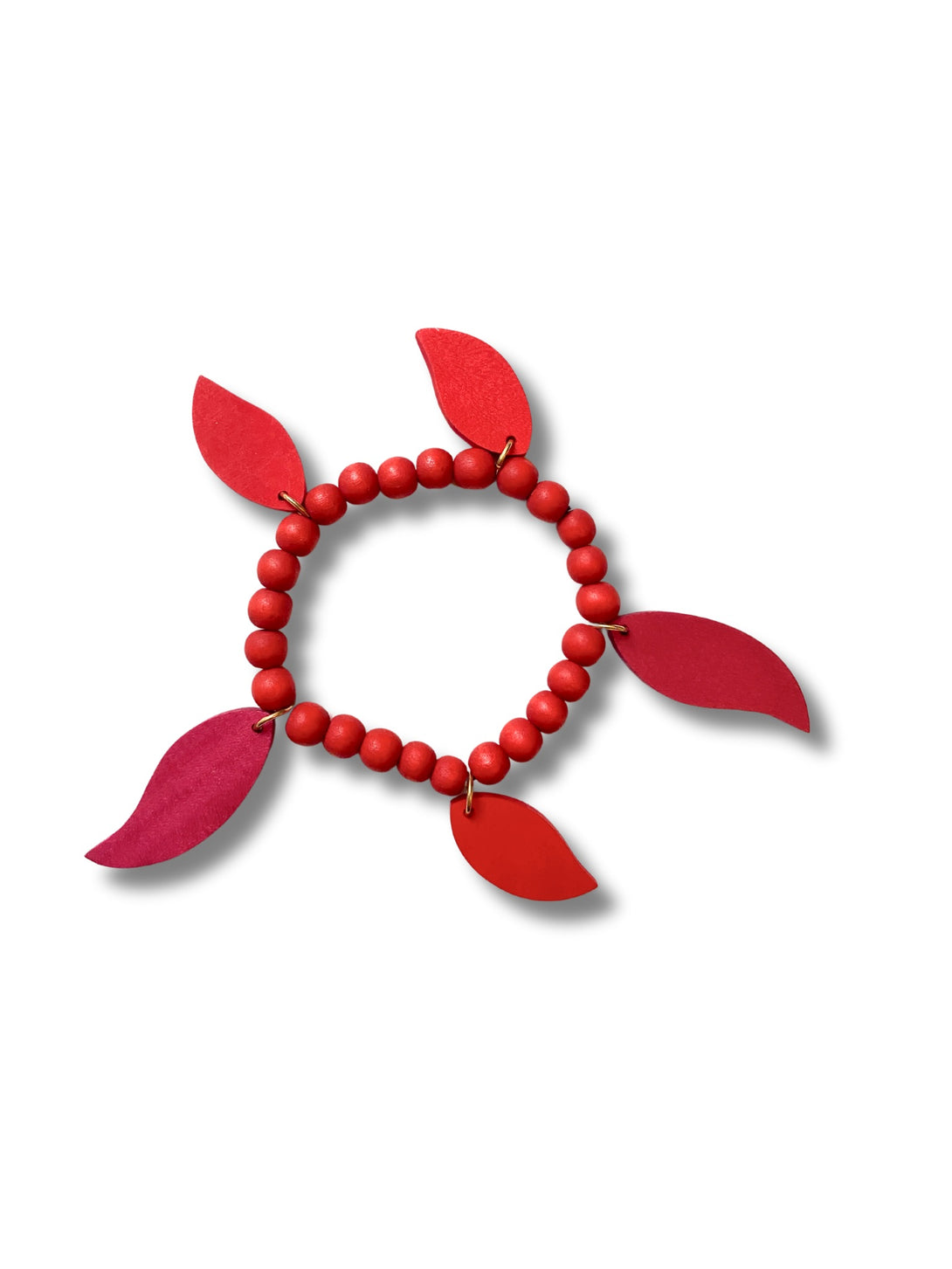 Bracciale legno Leaves-bracciale-EW-rosso-Bijondo