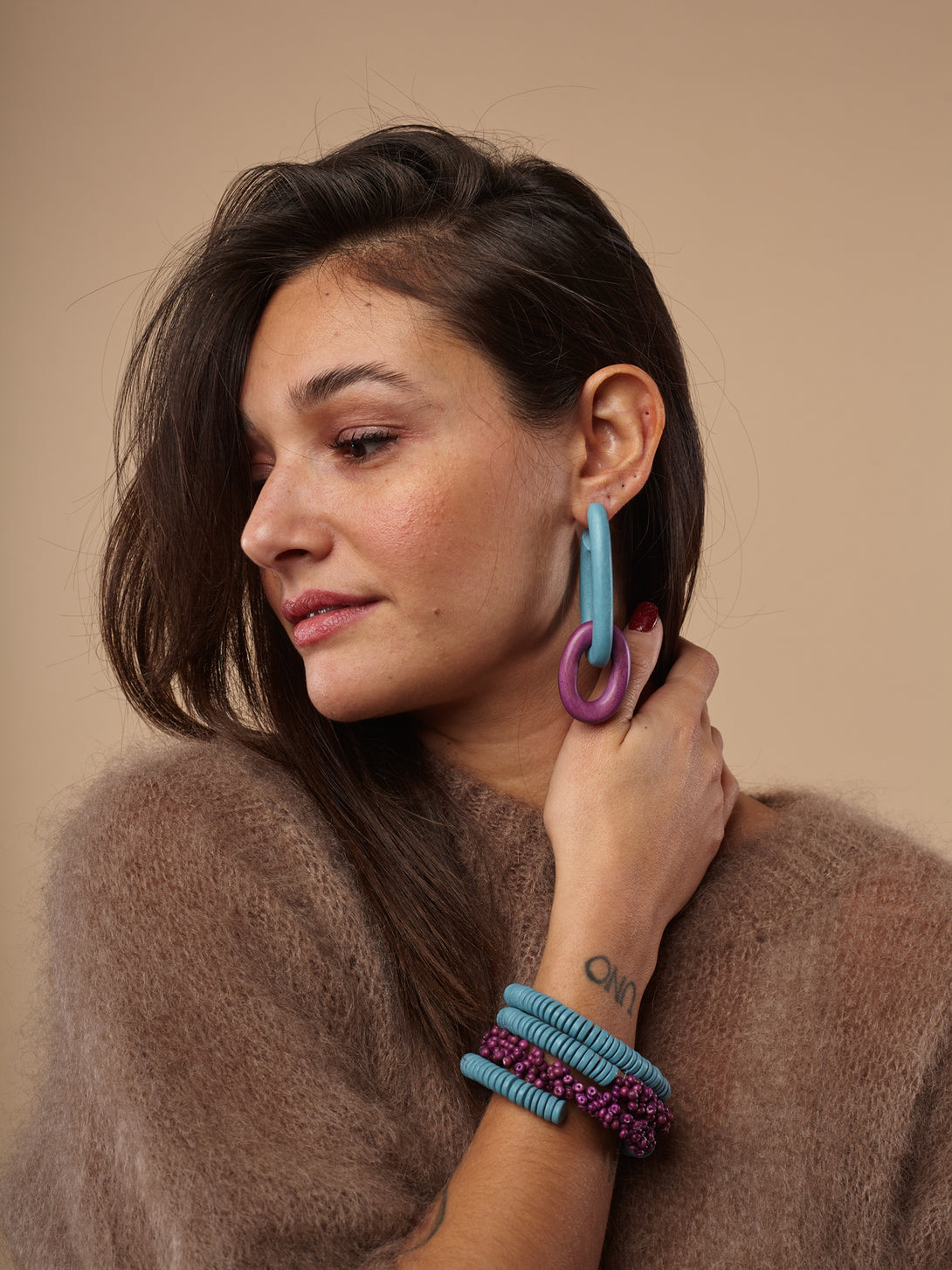 Bracciale legno Linette-bracciale-EW-Celeste-Bijondo