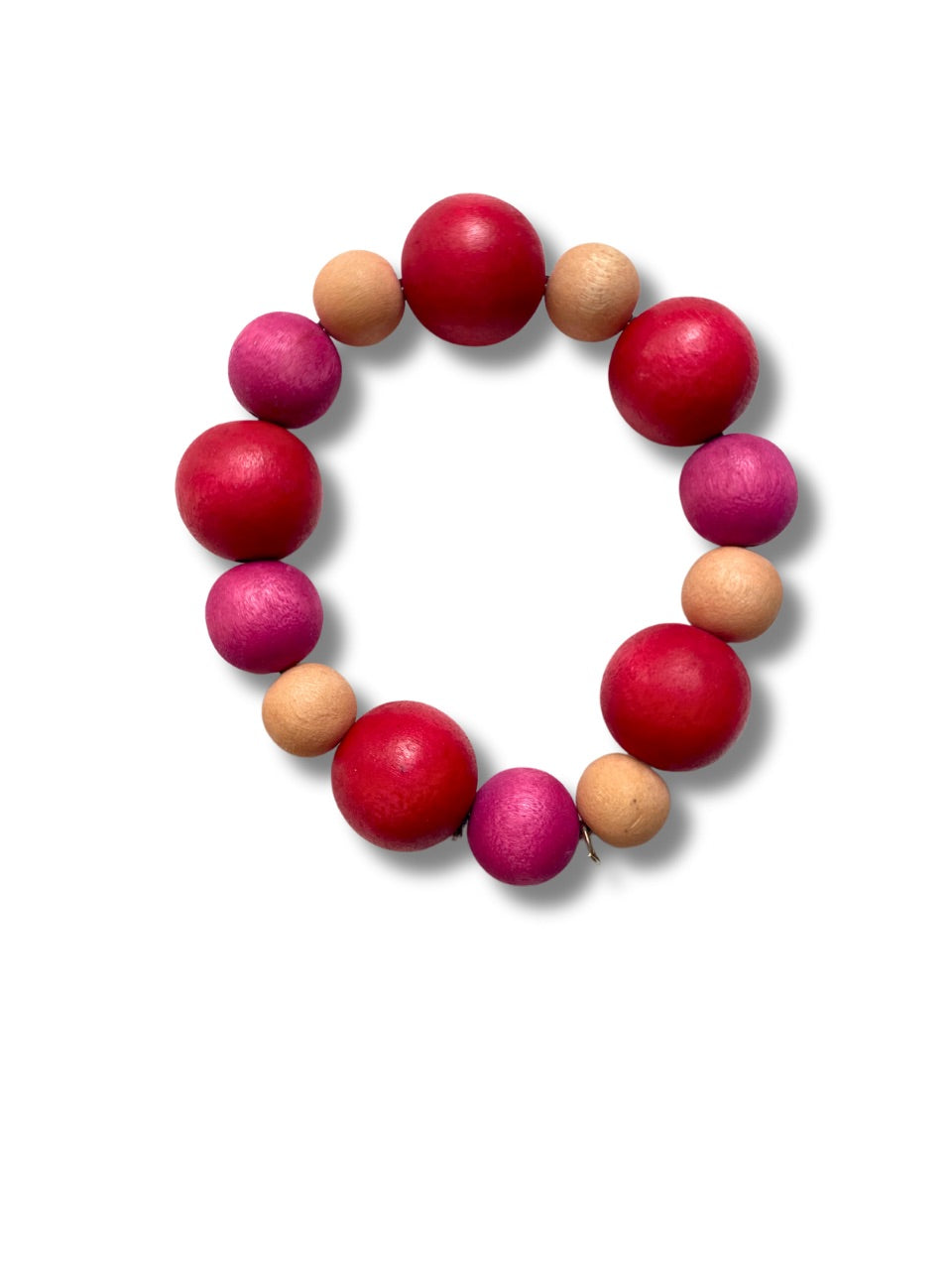 Bracciale legno Lola-bracciale-Bijondo-fucsia-Bijondo